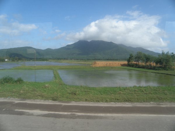 View of the Vietnamese countryside