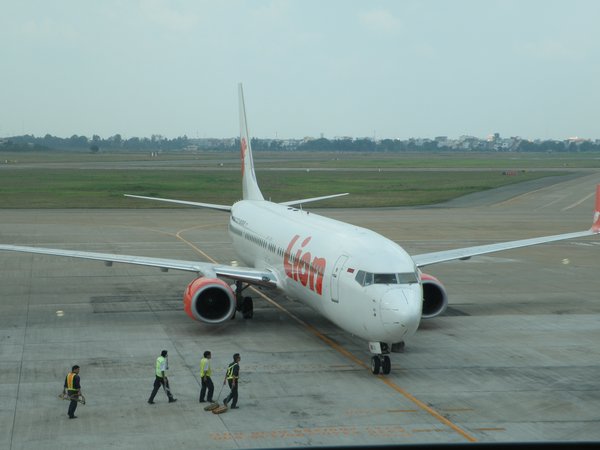 My Lion Air flight from HCMC to Singapore