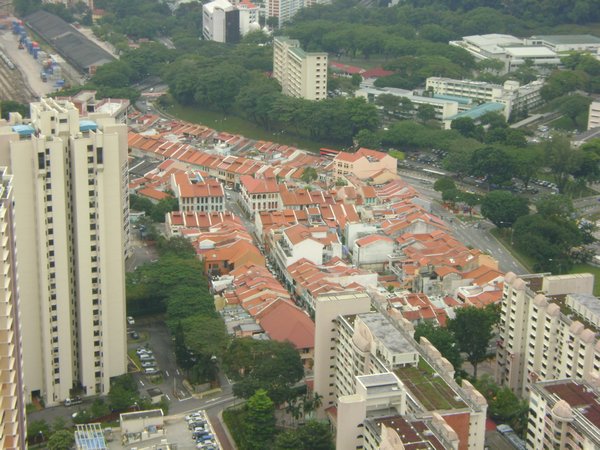 View of the shophouses along Neil Road
