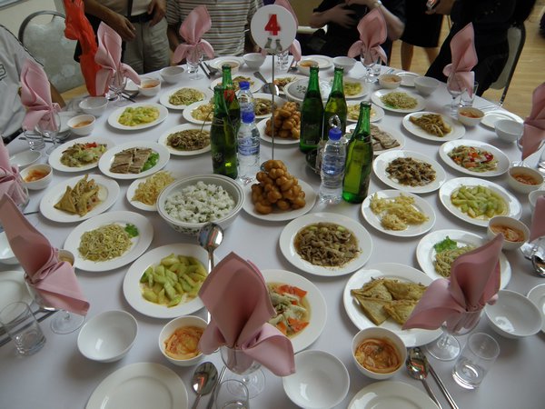 Our dinner in Pyongyang