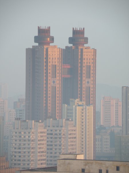 View of Pyongyang Koryo Hotel