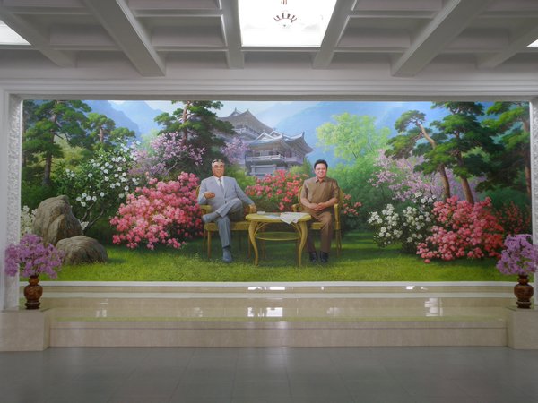 Mural at Chongchon Hotel's lobby