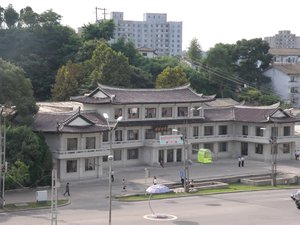 Traditional facade of Pyongnam Noodle House