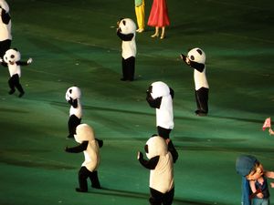 Pandas (symbolising China)