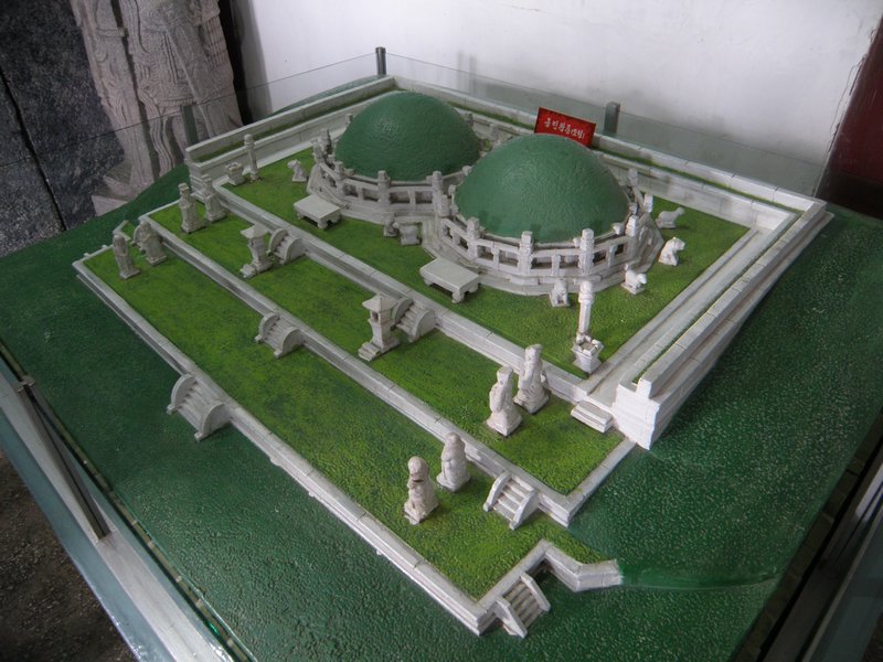 Model of a royal tomb