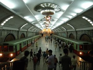 Pyongyang Metro - Puhung station