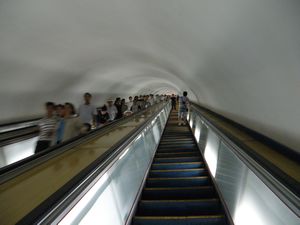 Taking the long escalator up