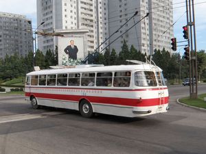 Pyongyang trolley-bus