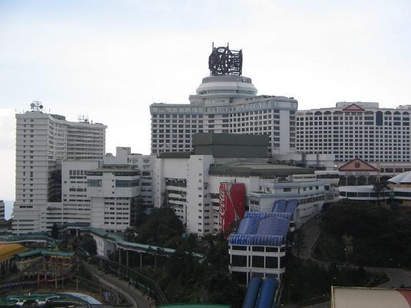View of Genting Hotel from our room