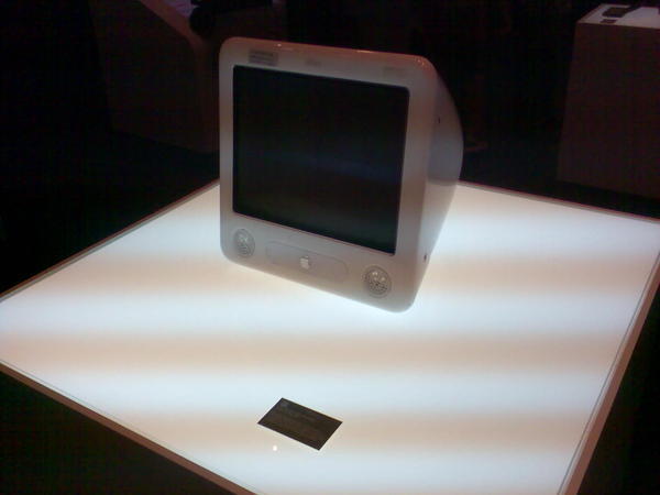 Even an eMac is on display