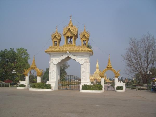 Entrance to Pha That Luang