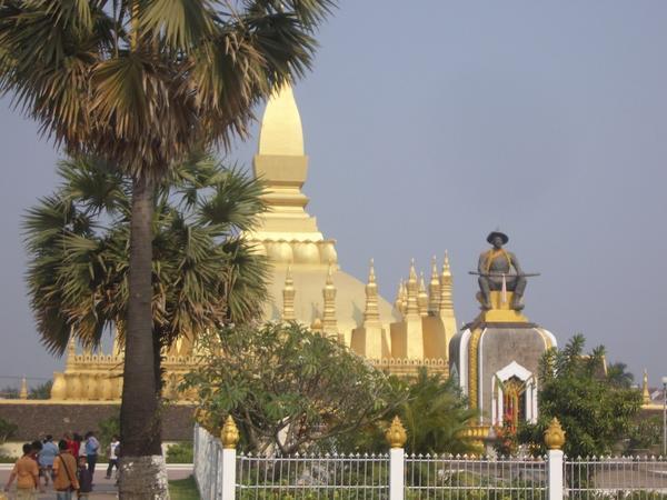 Pha That Luang at a distance