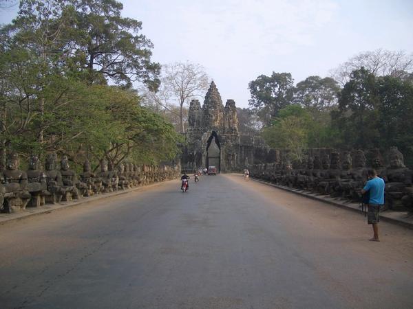 The Angkor Thom south gate