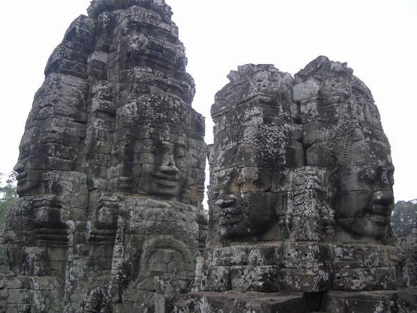 Faces of the Bayon temple