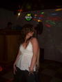Anne-Line dancing with herself