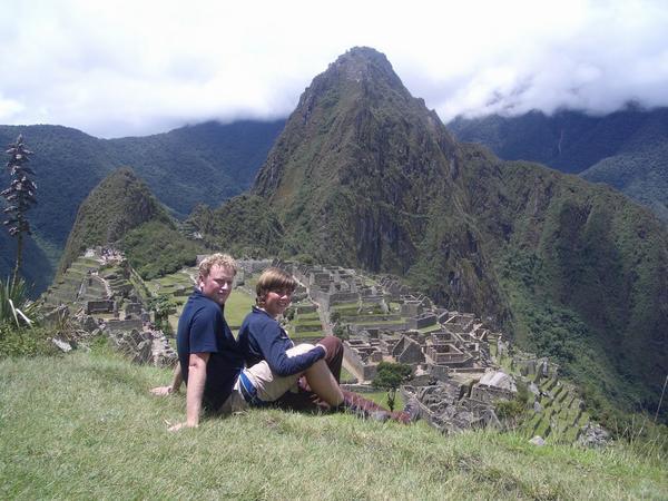 Robin and Helene at Machu Picchu