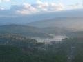 View of Neyyar Dam from hilltop