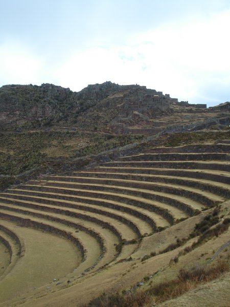 Incan terraces at Pisac