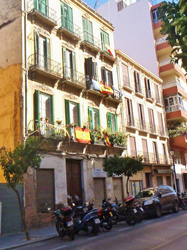 In Malaga Old Town