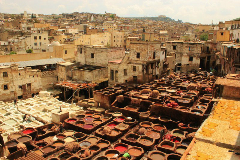 full view of the tanneries
