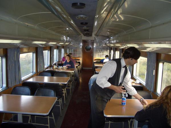 Beer O´clock in the dining car