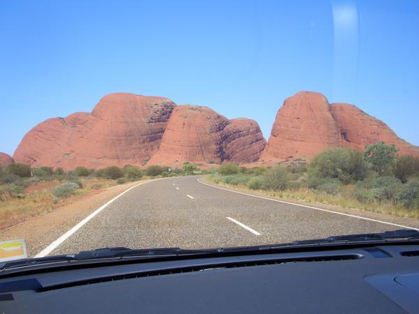 Approaching The Olgas