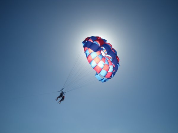 Parasailing for two on the beach