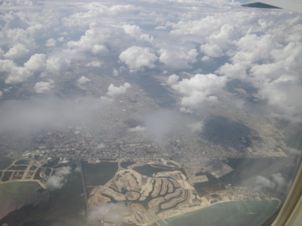 Cancun from the air