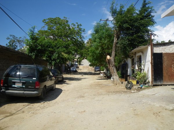 Typical residencial road