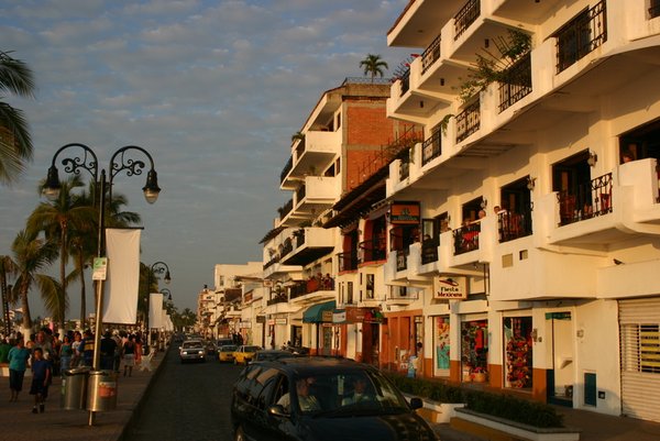 The street beside the malecon