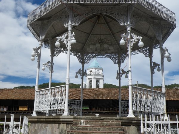 The church as seen through the bandstand