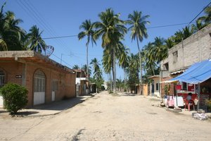 The way from La Penita to Guayabitos