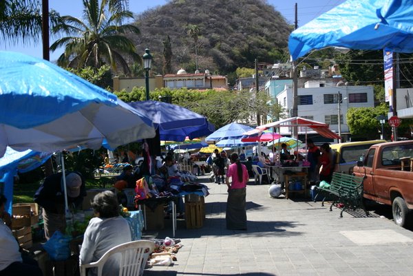 Chapala market in the square