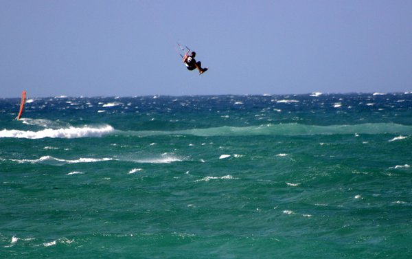 06 A Kiteboarder catches some air