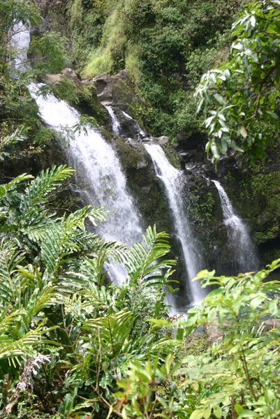 Waterfalls along road to Hana