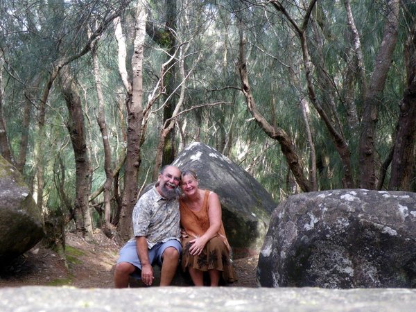 Us in the forest at PalaAu State Park