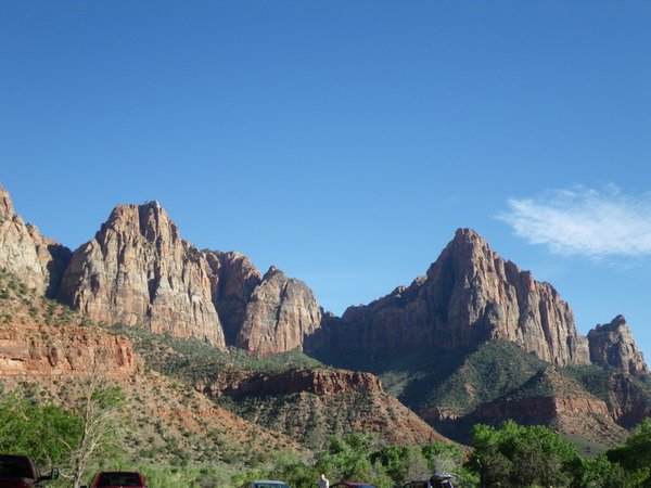 View of Zion from the entrance
