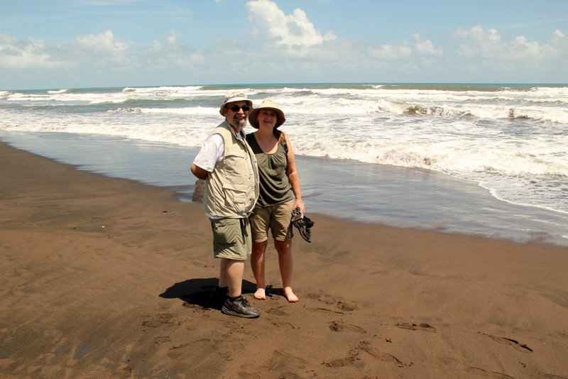 Us on Tortuguero Beach