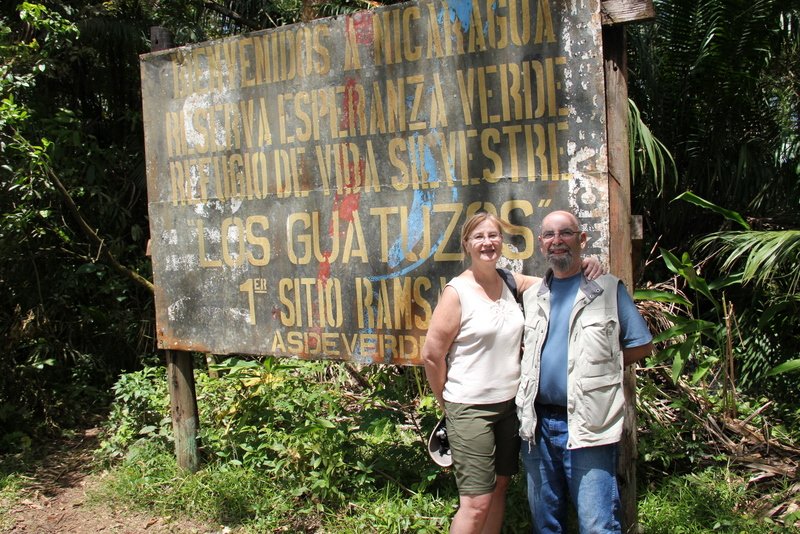 Us at the Nicaraguan border