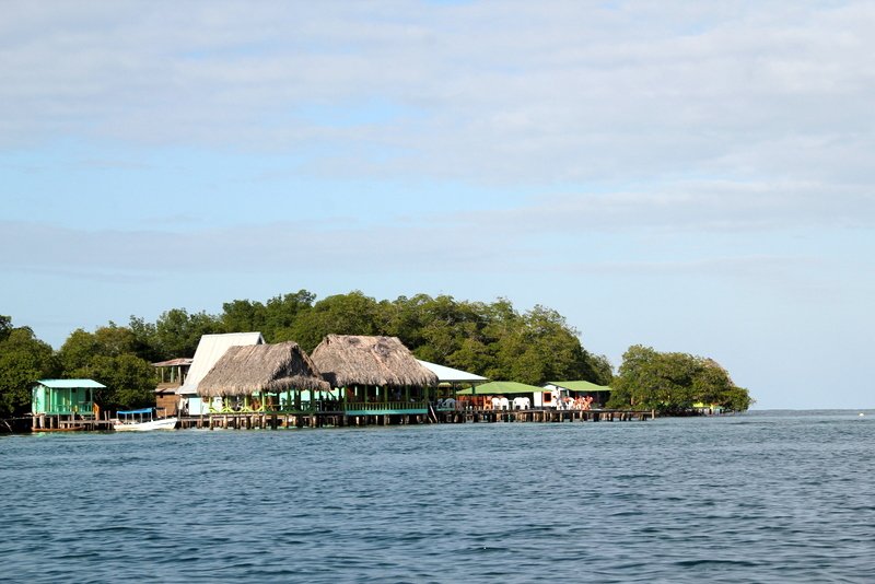 Restaurant over the water