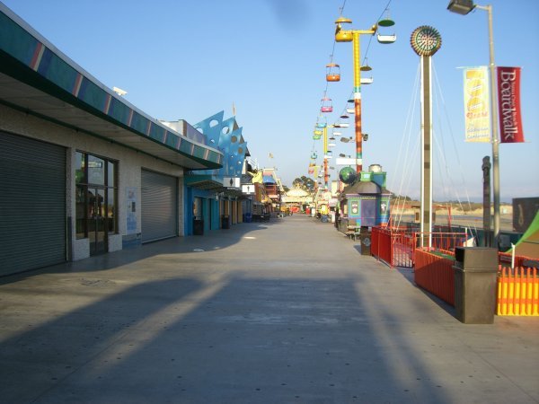 The beach pier was awesome