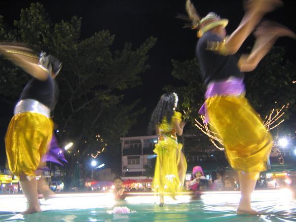 Dancers at the night bazaar