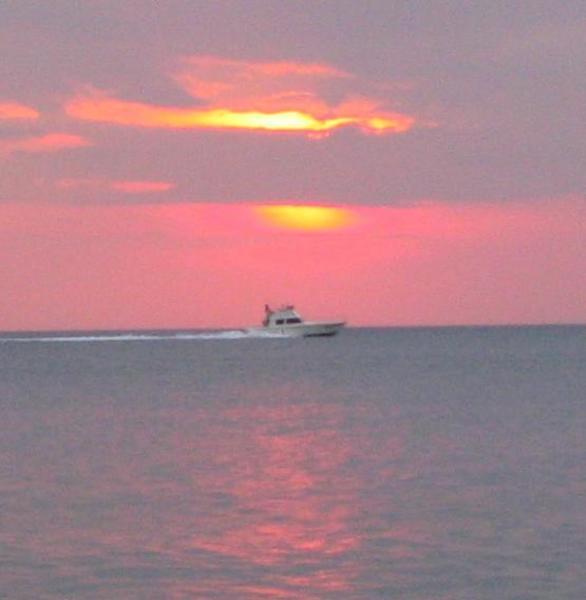 Sunset on Phra Ae beach
