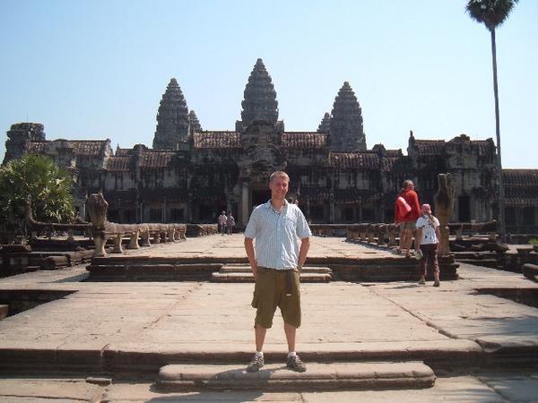 The obligatory "me in front of Angkor Wat" shot