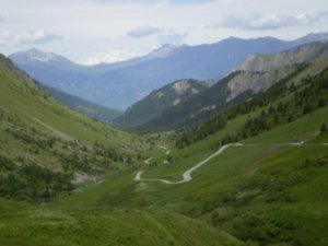 More Alpes - hairpin road!