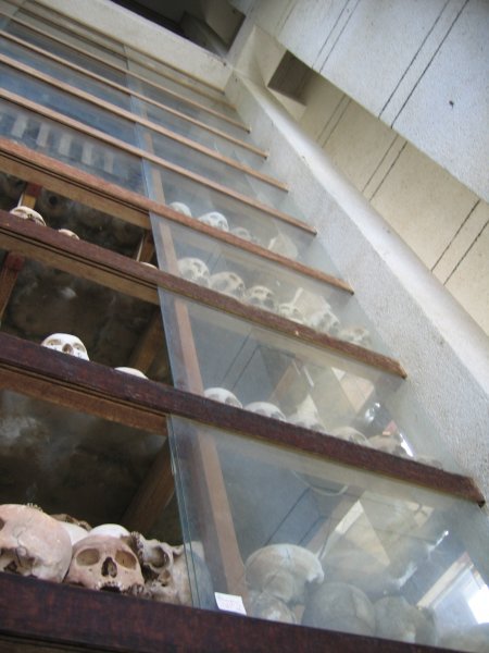 Tower of Skulls inside the monument