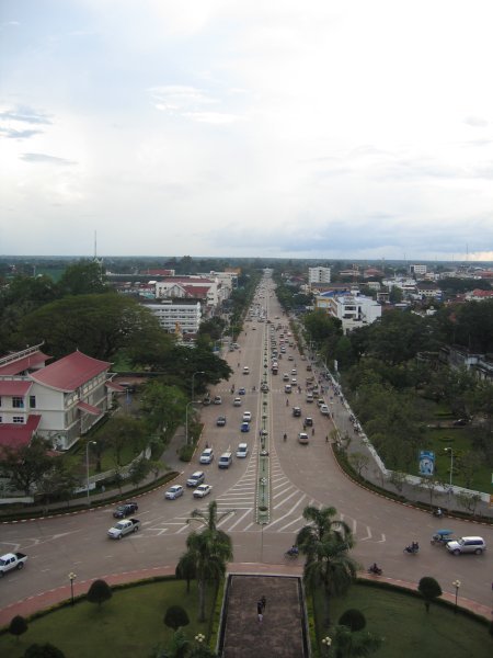 Vientiane's very own "Champs D'Elysees"