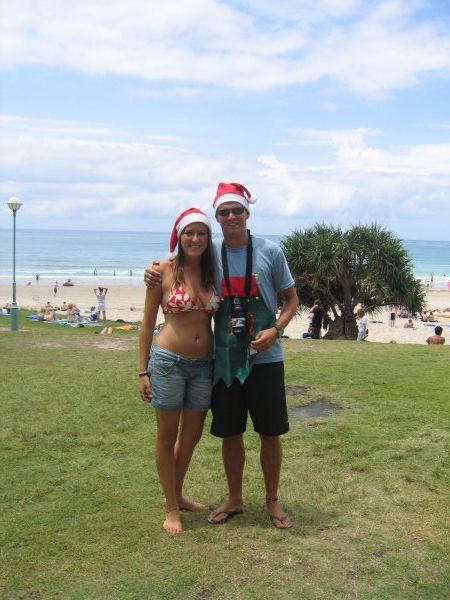 Christmas Day at Bron Bay Beach