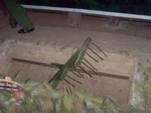 see saw trap made by children