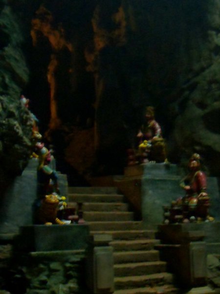 inside a cavern